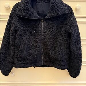 Women's Black Lululemon Teddy Jacket
